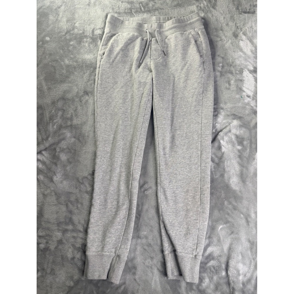 Moncler Mens Pantalone Grey Sweatpants Joggers Cuffed Ankle French Terry Sz M